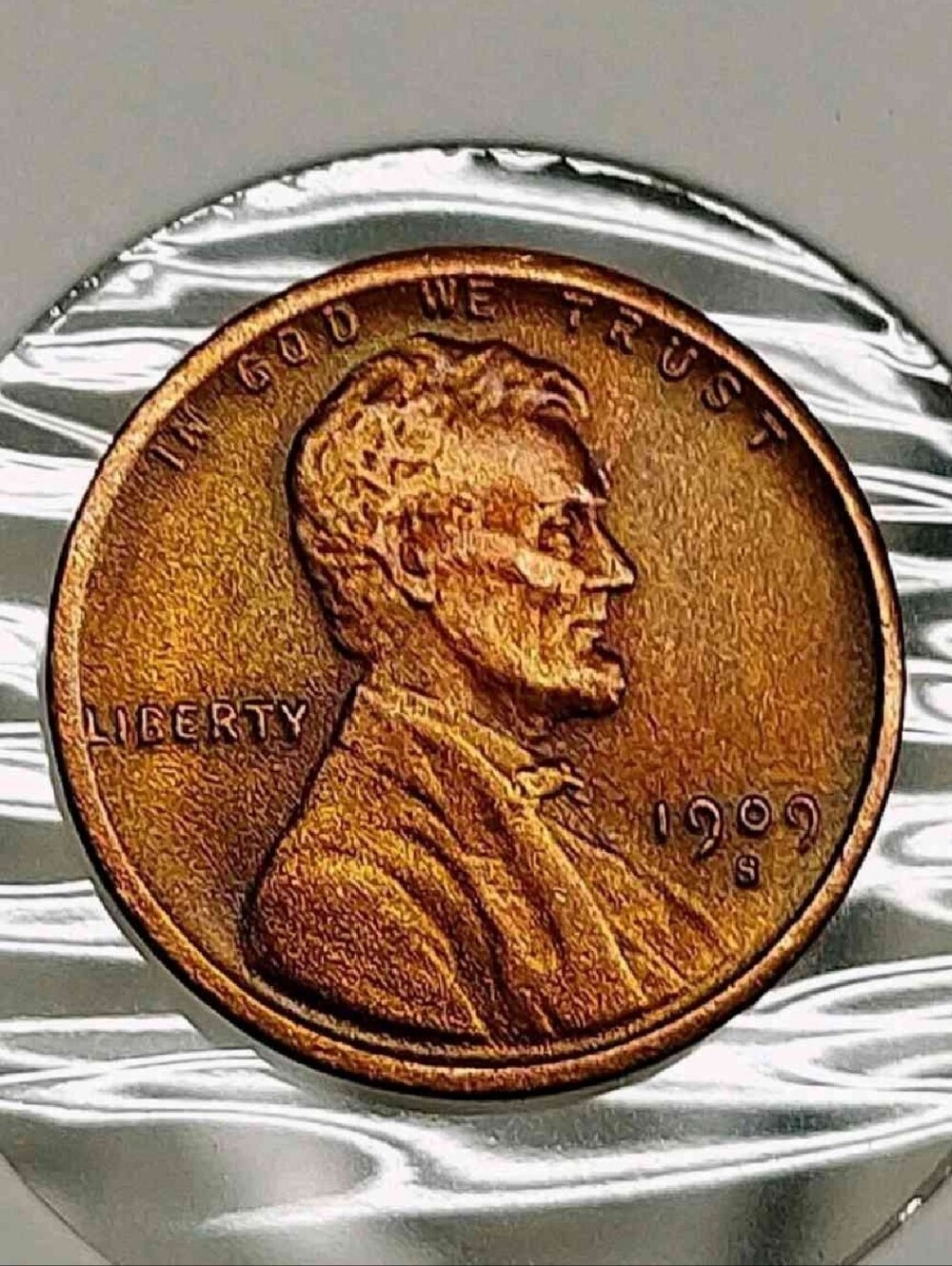 Rare Collection 1X1 Novelry Produxtion 1909-S Lincoln Wheat Penny - Copper Tone